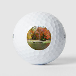 Seven Springs Fall Bridge III Herbstlandschaft Golfball