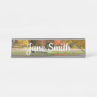 Seven Springs Fall Bridge III Herbstlandschaft