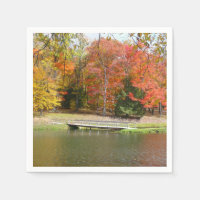Seven Springs Fall Bridge III Herbstlandschaft