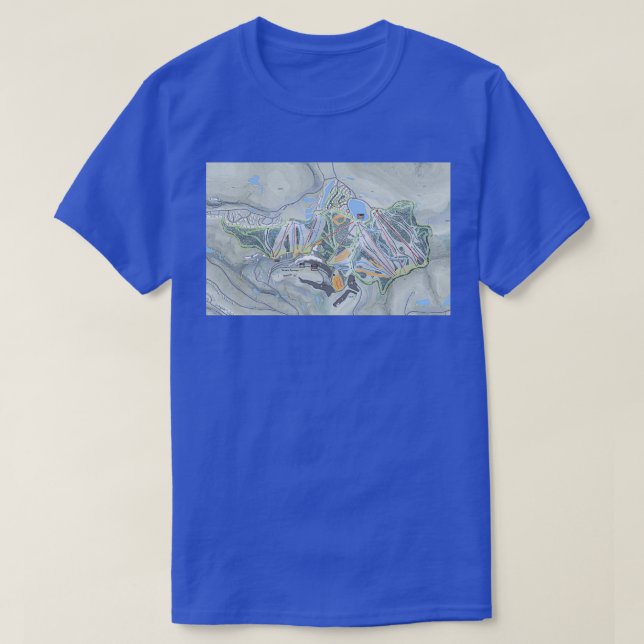 Seven Springs Resort Wanderkarte T-Shirt (Design vorne)