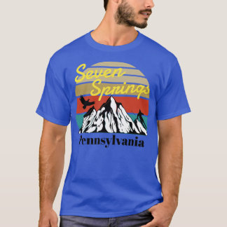 Seven Springs Skigebiet Pennsylvania 1 T-Shirt