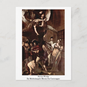 Seven Works by Michelangelo Merisi Da Caravaggio Postkarte