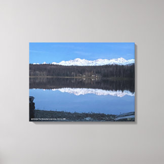 Seventeenmile Lake Alaska Print @3Typs1life Leinwanddruck