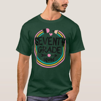 Seventh Grade Squad Back To School Teachers Studen T-Shirt