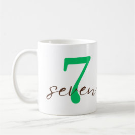 Seventh Year with Personalization Kaffeetasse