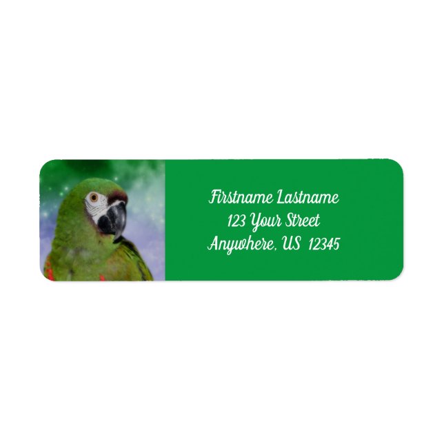 Severe Macaw Parrot Bird-Adresse (Vorne)