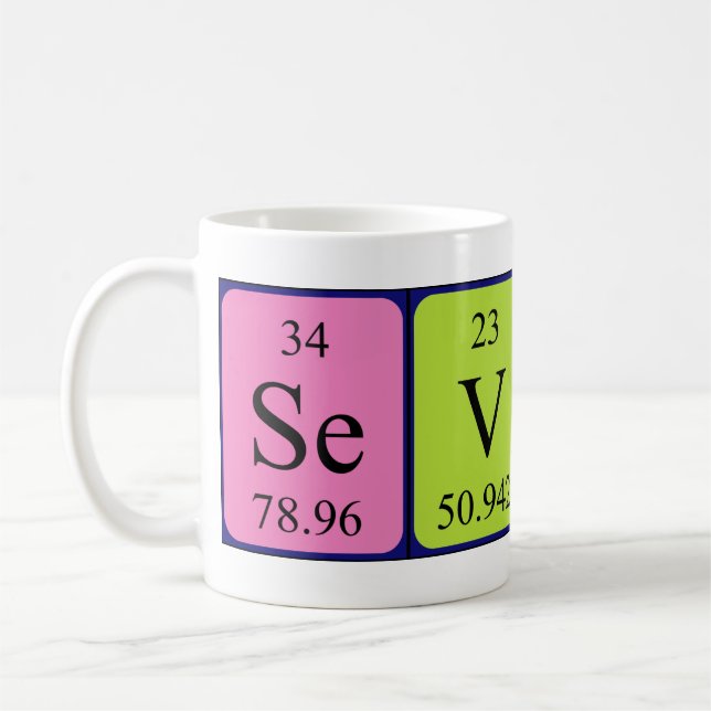 Severin Periodenname Tasse (Links)