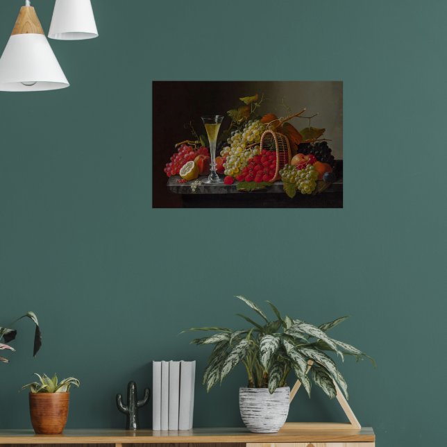 Severin Roesen Still Life Poster (Wohnzimmer 1)