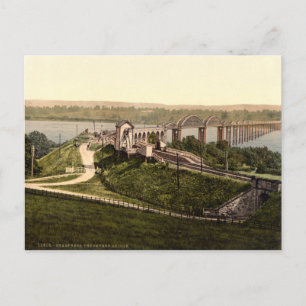 Severn Bridge, Sharpness, Gloucestershire, England Postkarte