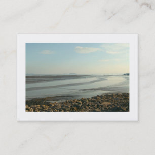 Severn Estuary in Penarth (grenzt) Visitenkarte