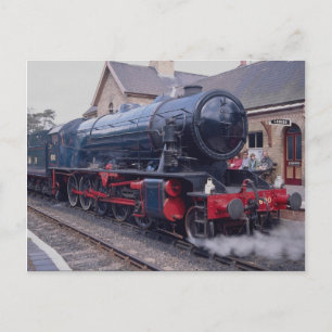 Severn Valley Railway, Locos at Highley Station, W Postkarte