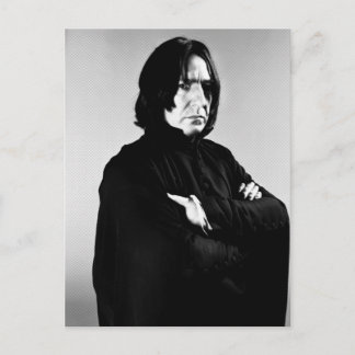 Severus Snape Arme gekreuzt Postkarte