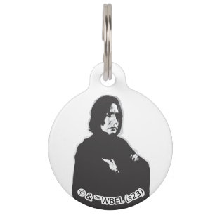 Severus Snape Arme verschränkt S/W Haustiermarke