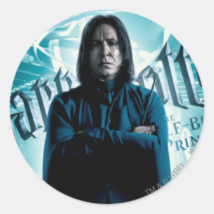 Severus Snape HPE6 1 Runder Aufkleber