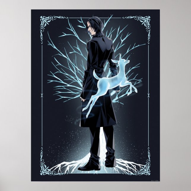 Severus Snapes Hirschkuh-Patronus Poster (Vorne)