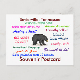 Sevierville, Tennessee Postkarte