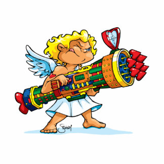 Sevigny_Photo Sculpture_Valentines Rambo Amor Freistehende Fotoskulptur