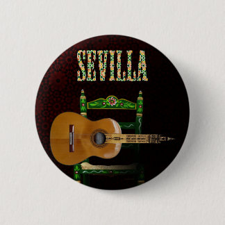 SEVILLA. Flämische Gitarre mit Giralda von Button
