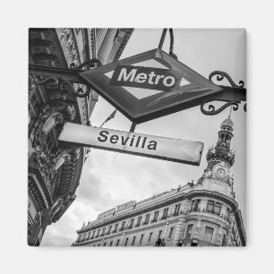 Sevilla-Metro-Magnet: Madrid Magnet