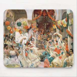 Sevilla (Öl auf Leinwand) Mousepad