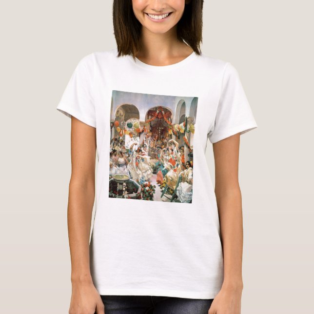Sevilla (Öl auf Leinwand) T-Shirt (Vorderseite)