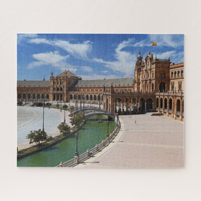 Sevilla - Plaza De Espana Puzzle (Horizontal)