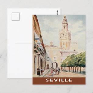 Sevilla, Spanien alte Plaza Postkarte