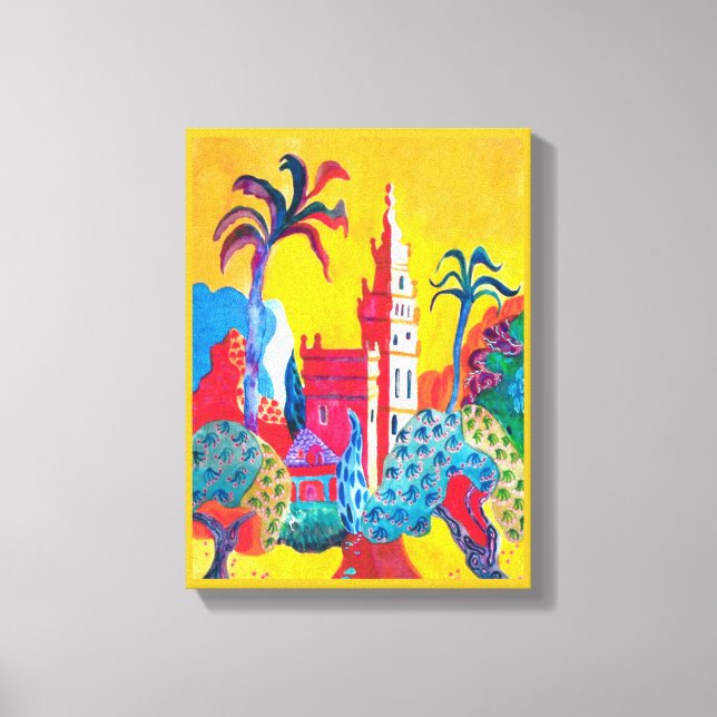 Sevilla, Spanien. Leinwanddruck (Vorderseite)