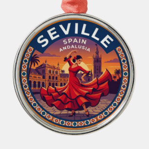 Sevilla Spanien Ornament Aus Metall