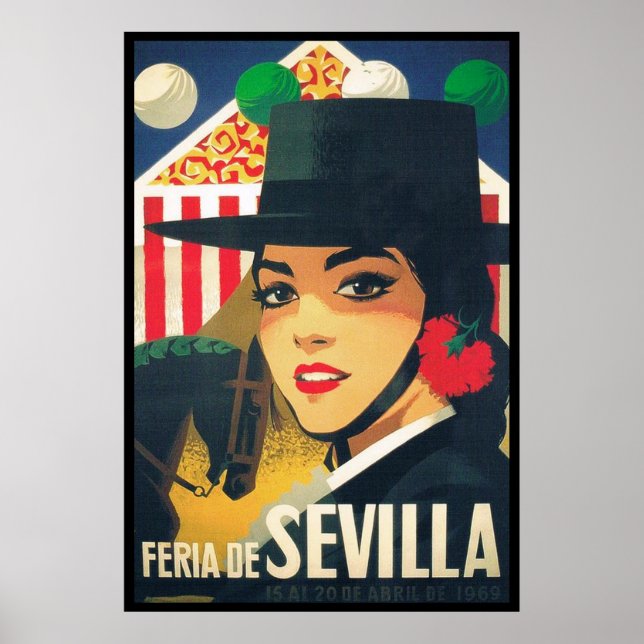 Sevilla, Spanien Poster (Vorne)