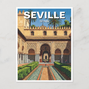 Sevilla Spanien Real Alcazar Postkarte