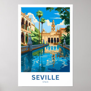 Sevilla Spanien Reisen Print Poster