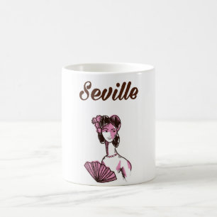 Sevilla Spanien Reiseplakat Tasse