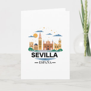 Sevilla Spanien Souvenirs aus Sevilla España Sevil Karte