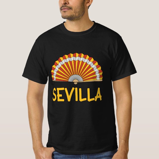 Sevilla Stadt Spanien T-Shirt (Vorderseite)