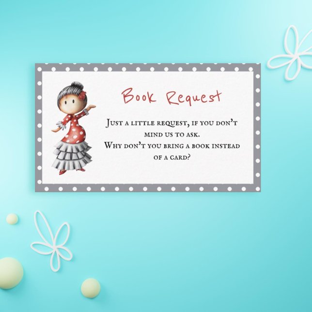 Sevillana Dancer Baby Showbucher Begleitkarte (Von Creator hochgeladen)