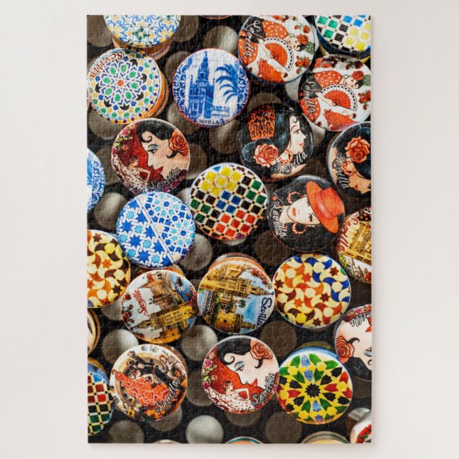 Seville Bottle Caps Puzzle (Vertikal)