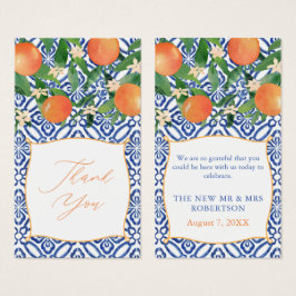 Seville Orange Wedding - Positano Blue - Gefallen 