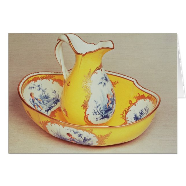 Sevres Broc Roussel Ewer und Becken (Vorderseite (Horizontal))