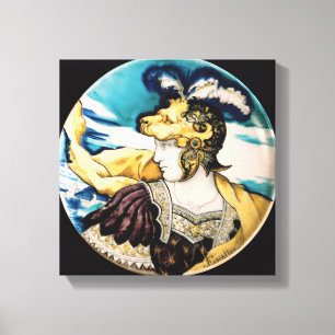 Sevres Teller, nach Giulio Romano Leinwanddruck