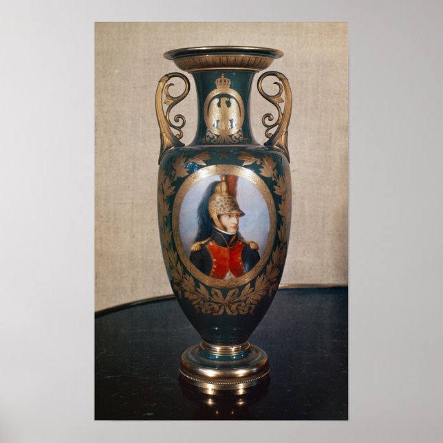 Sevres Vase mit Louis Bonaparte Poster (Vorne)