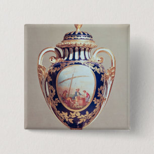 Sevres Vase, Mitte des 18. Jahrhunderts Button