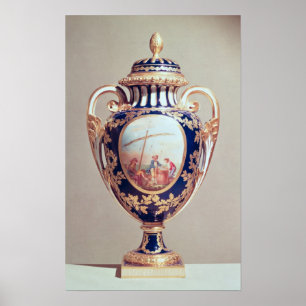 Sevres Vase, Mitte des 18. Jahrhunderts Poster