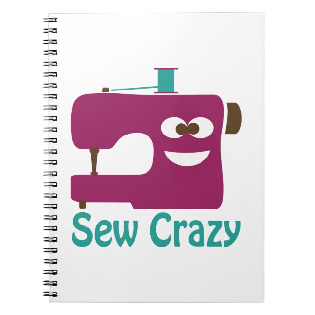 Sew Crazy Notizblock (Vorderseite)