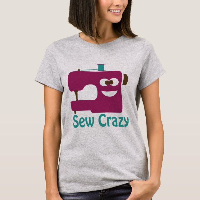 Sew Crazy T-Shirt (Vorderseite)