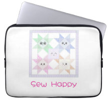 Sew Happy Laptop-Hülle