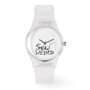 Sew Weird Armbanduhr