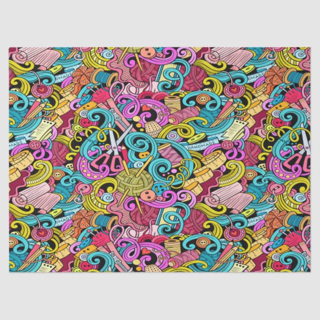 SEW Wertvoll Nähgewebe für Geschenkverpackung Seidenpapier (Vorderseite)