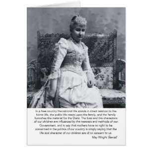 Sewall-Mütter u. Politik Mais Wright