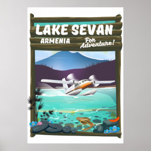Sewan Armenien Vintages Reiseplakat Poster
